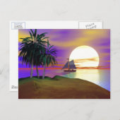 サンセットセーリング ポストカード (正面/裏面)