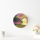 サンセットセーリング ラウンド壁時計 (ホーム)