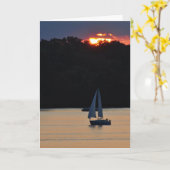 サンセットセール090 カード (黄色い花)