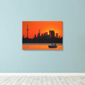 サンセットセール キャンバスプリント (インサイチュ (ウッドフロア))