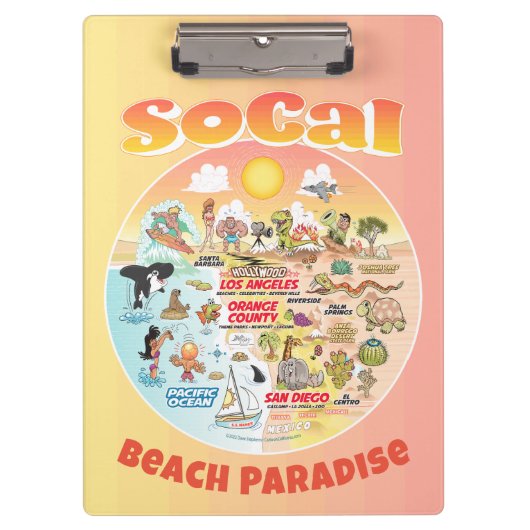 サンセットソカル クリップボード (正面)