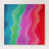 「サンセットソルベカラフルット」抽象芸術アート ジグソーパズル (横)