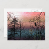 サンセットソロティドゴシックランドスケープファンタジー ポストカード (正面/裏面)