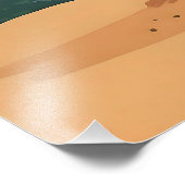 サンセットソロティドミニマリストコースタルビュープリント フォトプリント            (角)