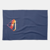 サンセットソーアマンすごいシールド キッチンタオル (横)