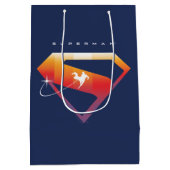 サンセットソーアマンすごいシールド ミディアムペーパーバッグ (裏面)