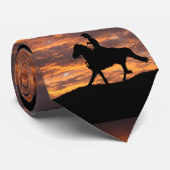 サンセットタイのカウボーイ ネクタイ (ロール)