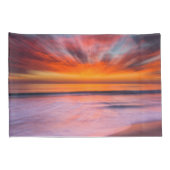 サンセットタマラックビーチ|カルルスバッド、カリフォルニア州 枕カバー (裏面-右)