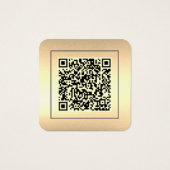 サンセットダストQRコード 写真プロフィールカード (裏面)