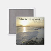 サンセットダモナリサからのカボサンルーカスビューホテル マグネット (正面/裏面)