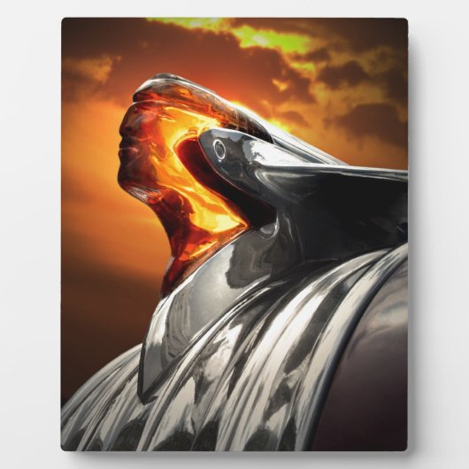 サンセットチーフポンティアックチーフテンクラシックカー フォトプラーク (正面)