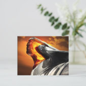 サンセットチーフポンティアックチーフテンクラシックカー ポストカード (スタンド正面)