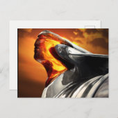 サンセットチーフポンティアックチーフテンクラシックカー ポストカード (正面/裏面)