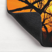 サンセットツリーシルエットマウスパッド マウスパッド (コーナー)