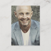 サンセットツリーテーマ写真記念カード 名刺 (裏面)