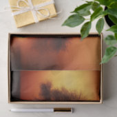 サンセットツリーデコページティッシュペーパー 薄葉紙 (ギフト)