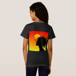 サンセットツリーネイチャーTシャツデザイン Tシャツ