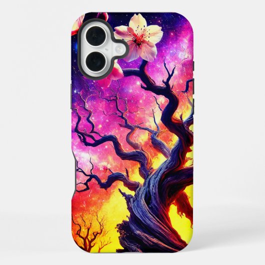 サンセットツリーフォンケース iPhoneケース (裏面)