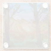 サンセットツリー ガラスコースター (裏面)