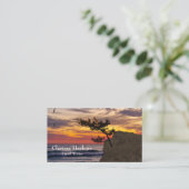 サンセットツリー トラベルライター ブロガー マガジン 名刺 (スタンド正面)