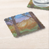 サンセットツリー ペーパーコースター (アングル)
