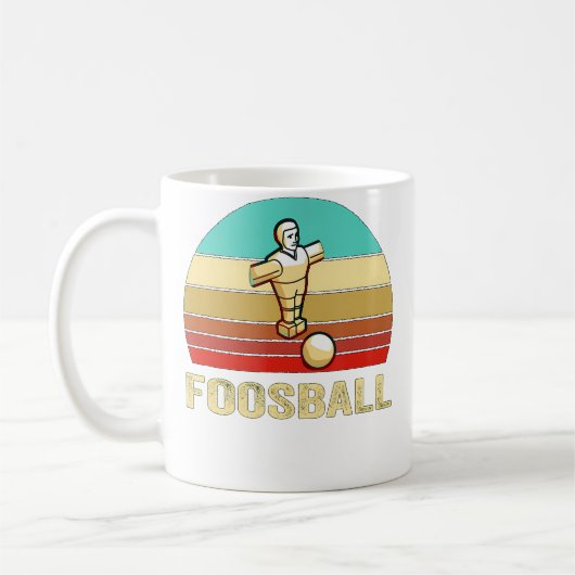サンセットテーブルサッカー コーヒーマグカップ (左)