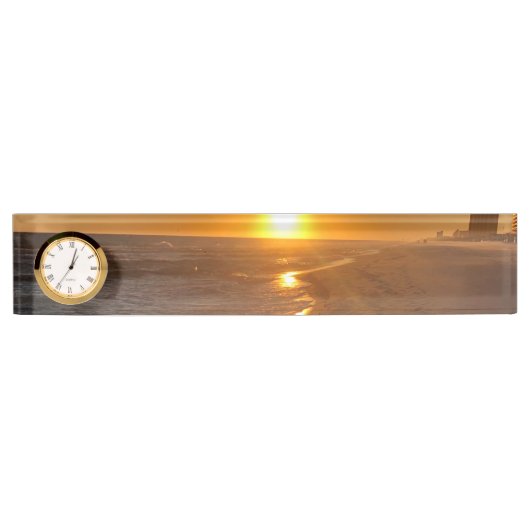 サンセットデスク名プレート デスクネームプレート (正面)