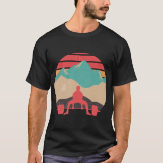 サンセットデッドリフト パワーリフティング ジョークTシャツ Tシャツ