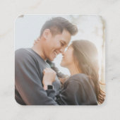 サンセットトゥムーンライズ詳細結婚ズカード エンクロージャーカード (裏面)