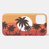 サンセットトロピカルパームビーチヴィンテージ Case-Mate iPhoneケース (裏面 (横))