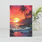 サンセットトロピカルビーチパラダイスアイランド 招待状 (スタンド正面)