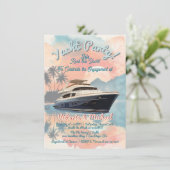 サンセットトロピカルロックヨットボートパーティー 招待状 (スタンド正面)