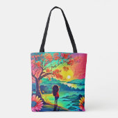 サンセットドリーマーバイザリバー トートバッグ (裏面)