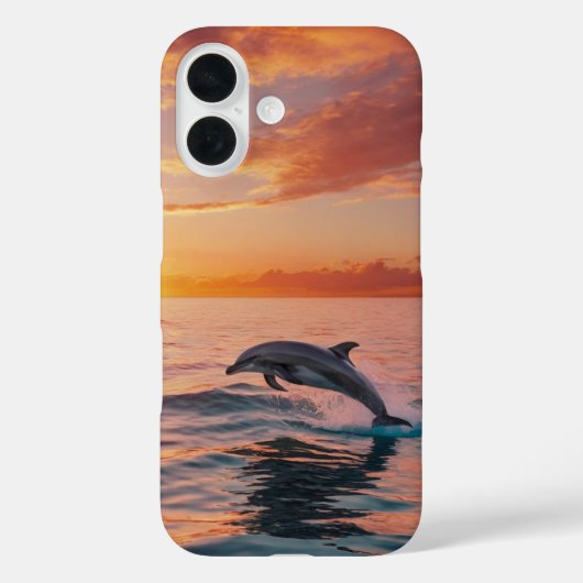 サンセットドルフィンズ Case-Mate iPhoneケース (裏面)
