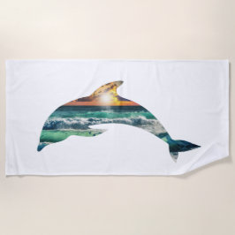 サンセットドルフィンビーチ ビーチタオル