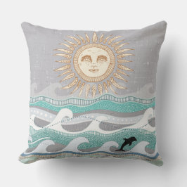 サンセットドルフィン クッション