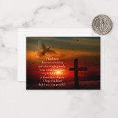 サンセットドーブクロスサンキューカード ノートカード (正面/裏面インサイチュ)