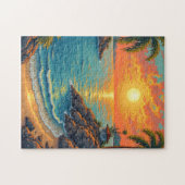 サンセットナイトシービュージグソーパズル ジグソーパズル (横)