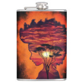 サンセットナイトフラスコ フラスク (正面)