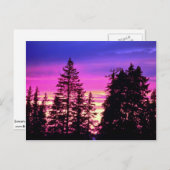 サンセットニアシダーブレイクス国立記念碑ブライアン ポストカード (正面/裏面)