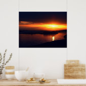 サンセットノルウェー09 ポスター (キッチン)