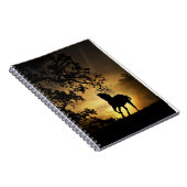 サンセットノートブックの美しい馬 ノートブック (右側)