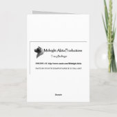 サンセットハッピーファーザーズデイカード カード (裏面)