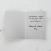 サンセットハッピーファーザーズデイカード カード (内部)