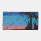 "サンセットハム絵を描"のオン デスクマット (正面)