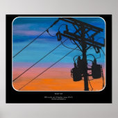 "サンセットハム絵を描"のオン ポスター (正面)