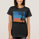 "サンセットハム絵を描"のオン Tシャツ (正面)