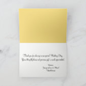 サンセットハートオレン結婚ジズサンキューカード サンキューカード (内部)