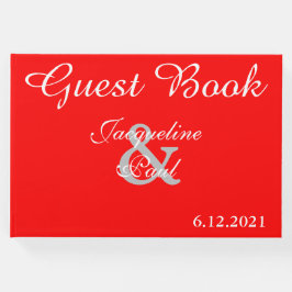 サンセットハート結婚レッドの本 ゲストブック