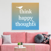 サンセットハ考えッピー キャンバスプリント (インサイチュ (リビング))